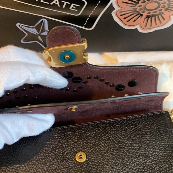 Coach Tabby Wristlet Crossbody Design Starry Night - Picture 6 of 13